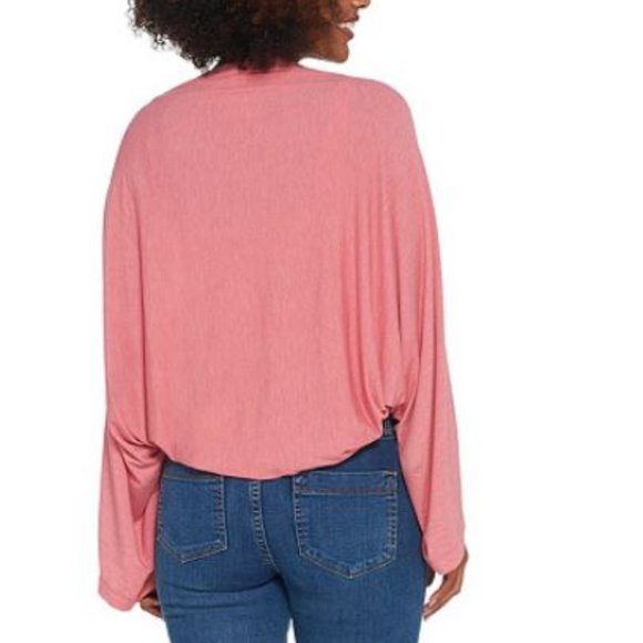 LOGO Lounge Jersey Shrug with Button Details 5926 - Picture 2 of 2